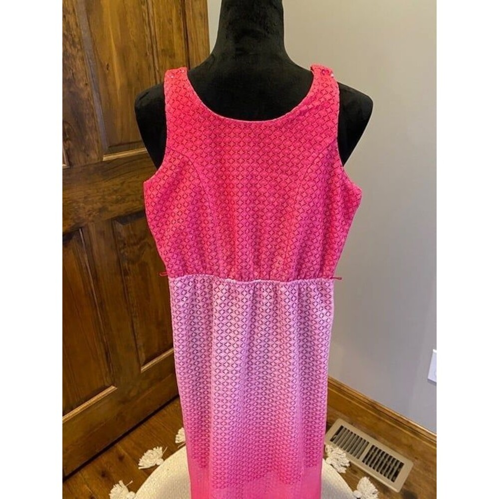 Paper Dolls Girls Mini Maxi Pink Ombré Size 12 Lace Overlay Dress